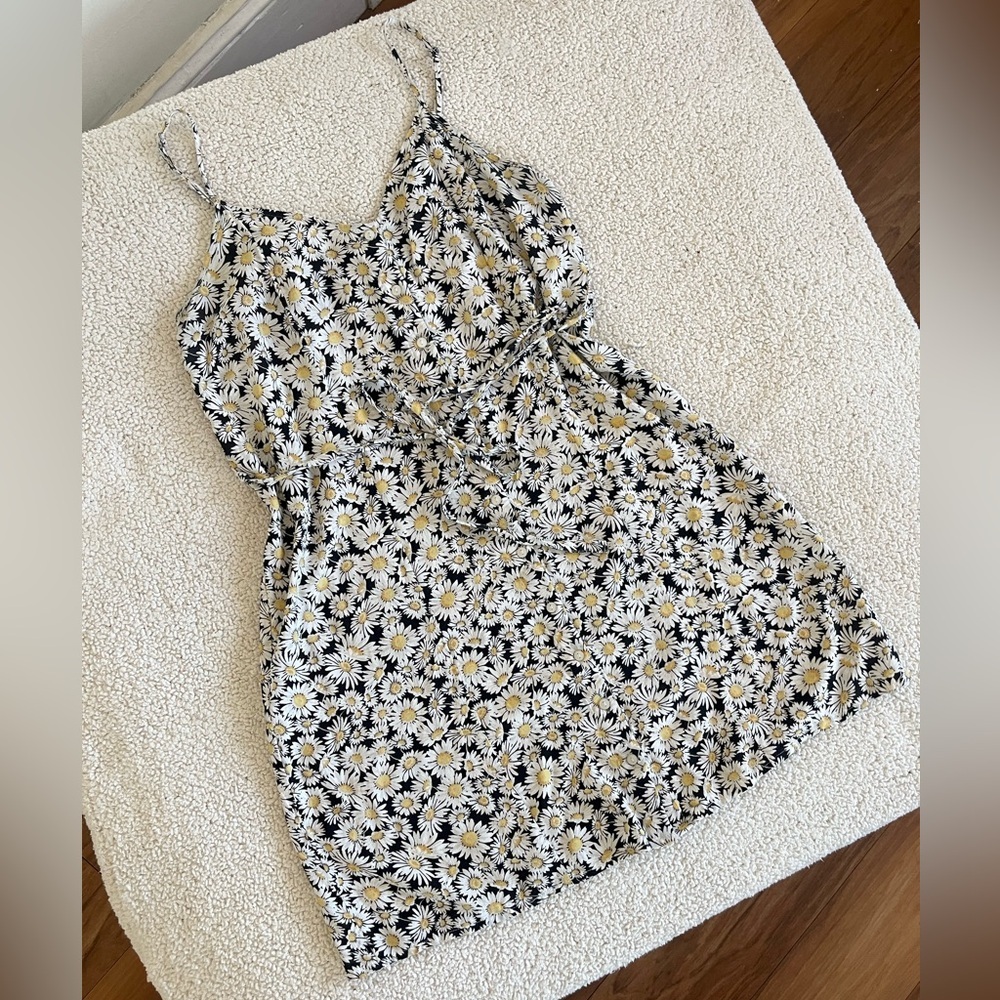 JAPNA Floral summer bottom Strap miniDress size L